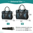 thumbnail image 2 of Dog Black Cooler Bag Lunch Bag Soft Cooler Cooling Tote Insulated Lunch Box for Adult Men Women, 2 of 6