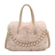 thumbnail image 3 of Bolso de mujer,Bolso tote afelpado para mujer con correa ajustable,Bolso de mano con asa superior,bolso de hombro tipo cartera,Bolso bandolera suave,moderno y elegante,Bolso tipo cartera tipo, 3 of 8