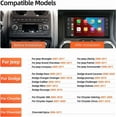 thumbnail image 4 of 7in Android 13 Car Stereo Compatible for Dodge Charger 2008-2010, 4+64GB, Built-in Wireless CarPlay & Android Auto, GPS Navigation, AHD Backup Camera, WiFi/Bluetooth/SWC, 4 of 15