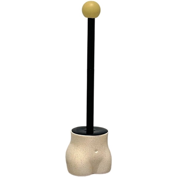 Toilet Brush and Holder Set, Novelty Toilet Brush Set, Funny Long Handle Toilet Brush Bathroom Cleaning Tool for Bathroom Decor