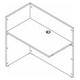 thumbnail image 6 of Essentails Reception Desk, Brown, 6 of 6