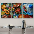thumbnail image 3 of wall26 Framed Canvas Print Wall Art Set Mexican Inspired Food Variety Food Cultural Photography Realism Rustic Landscape Colorful Multicolor Ultra for Living Room, Bedroom, Office - 24"x36", 3 of 5