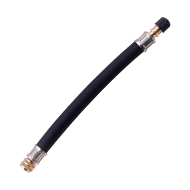 Manguera extensora de válvula Herramienta para válvula de neumático Manguera extensora de inflador Extensor de válvula de neumático Manguito de goma de 180 mm