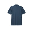thumbnail image 4 of MERCER+METTLE Unisex Stretch Heavyweight Pique Polo | Short Sleeve Collared Shirt for Men & Women, Casual Work Top - Insignia Blue XS, 4 of 4