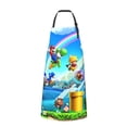 thumbnail image 2 of Lsque Mario Waterproof Apron Chef Aprons for Men Heavy Duty Chemical Work Apron Extra Long Grilling Aprons with Adjustable Bib Apron, 2 of 9