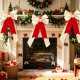 thumbnail image 4 of AUNVITO Multipurpose Decorative Bow Ornament, Smooth Fabric Bow Accessory, Reusable Pendant for Christmas Tree Wreath Gift Wrap Wedding Holiday Party Scene Decoration, 4 of 6