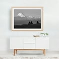 thumbnail image 6 of Cloud Mountain - Photography Black and White Landscape Nature Mountain Scenic Silhouette Wilderness Unframed Wall Art Print 16 x 24 inches, 6 of 7