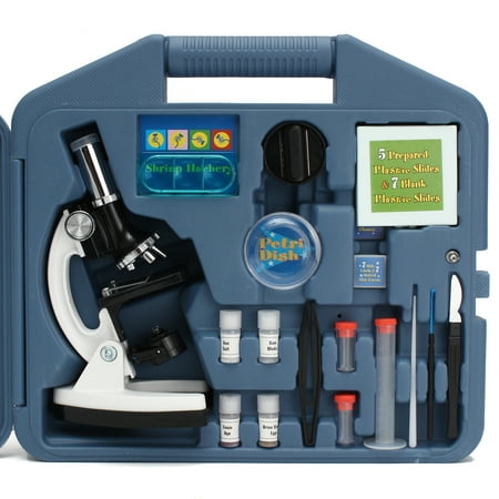 900x 400x 28pcs 100x microscope educational portable students kit gift