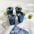 thumbnail image 5 of Thyme & Table 2-Pack Blue Silicone Ice Cube Trays, 5 of 6