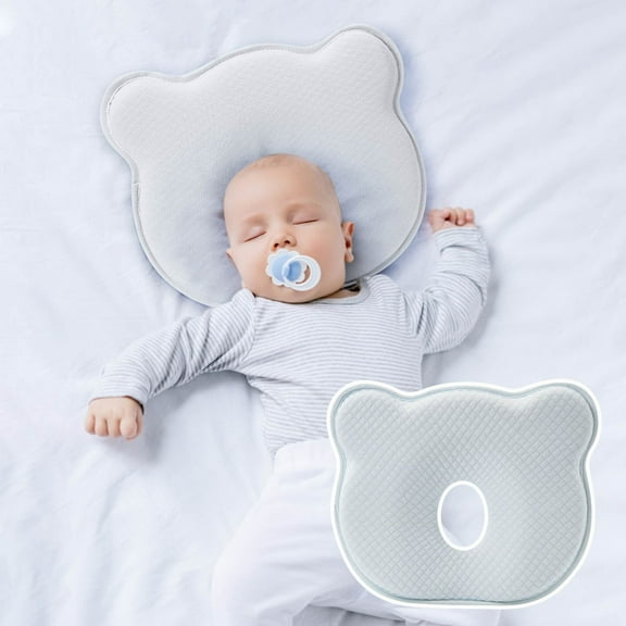 romoty Pillow Soft Cozy Pillow Bear Memory Foam Donut Pillow Suitable for Small Boys and Girls