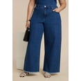 thumbnail image 2 of ELOQUII Women's Plus Size Wide Leg Comfort Stretch Jean, 2 of 3