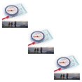 thumbnail image 1 of tamizeot Accurate And Durable Portable Survival Compass For Outdoor Exploration Portable Survival Compasses 3Set, 1 of 6