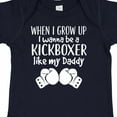 thumbnail image 4 of Inktastic Kickboxing Future Kickboxer Like Daddy Boys or Girls Baby Bodysuit, 4 of 5