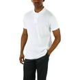 thumbnail image 3 of ToBeInStyle Men's Cotton Slim Fit Classic Polo T-Shirt - White - 2XL, 3 of 7