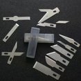 thumbnail image 2 of 10Pcs Engraving Non-Slip Metal Scalpel Knife Parts Blades Cutter Craft Knives for Mobile Phone PCB Repair Hand Tools Accessories, 2 of 5