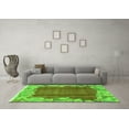 thumbnail image 3 of Ahgly Company Indoor Rectangle Abstract Green Modern Area Rugs, 5' x 7', 3 of 4