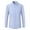 Z-2 Blue, variant on Mens Casual Striped Dress Shirts Stylish Long Sleeve Slim Fit Button Down Classic Shirt, Black, Size XL