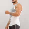 thumbnail image 4 of Nmnitkp Men's Tank Top Soft Tank Tops Men Breathable and Absorbent Sleeveless Muscle Cut Off T Shirts Gym Workout Tank Tops Summer Beach Tanks, 4 of 8
