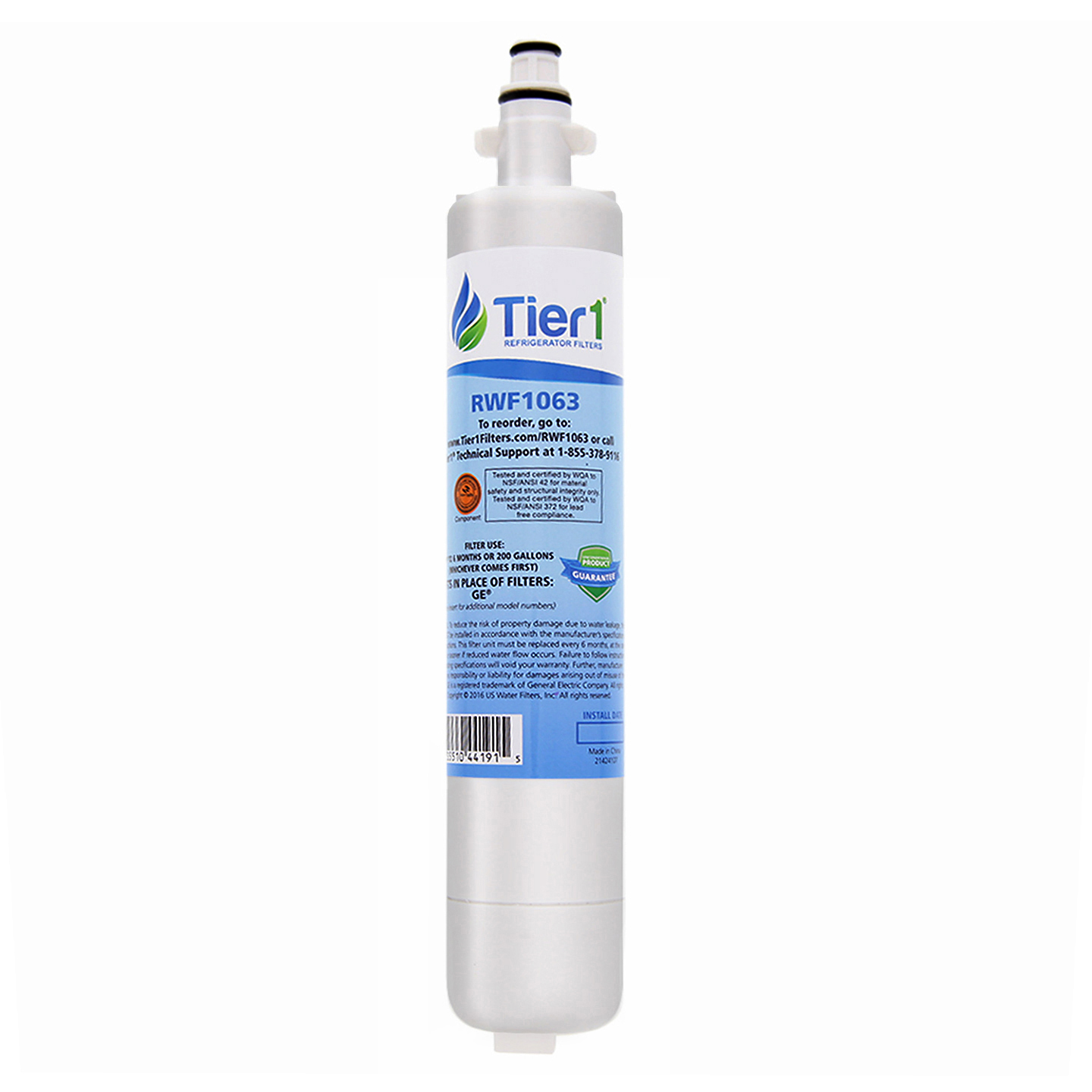 Tier1 Replacement for GE RPWF Refrigerator Water Filter (NOT for RPWFE