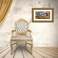 thumbnail image 3 of Setboun, Michel 14x9 Gold Ornate Wood Framed with Double Matting Museum Art Print Titled - Taxi and mural painting in Soho, NYC, 3 of 4