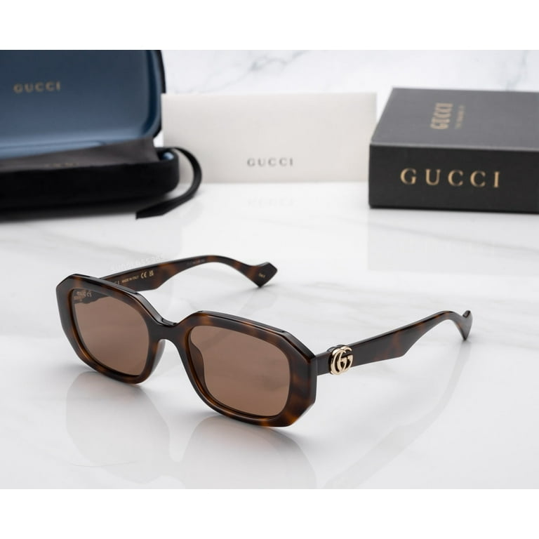 GUCCI 長方形フレムサンクラス GG1535S 002 Gucci GG1535S-002 54mm New Sunglasses - Walmart.com
