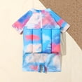 thumbnail image 4 of IBTOM CASTLE Toddler Floatation Swimsuit with Adjustable Buoyancy Float Suit One-Piece Training Aid Swimwear for Boys Girls 2-3 Years Blue - Fish Scales, 4 of 6