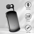 thumbnail image 4 of Ganfancp Collar Estilo Auriculares Bluetooth Grabadora con Cable Se Puede Insertar En Una Tarjeta Ofertas Del Día Liquidación 1*Auricular 1*Cable de Carga, 4 of 7