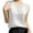 White, variant on Tank Tops for Women ole Glossy Satin Sleeveless V Neck Lace Toggle Simple Cut Sweatshirt Camis Top