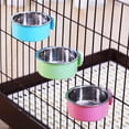 thumbnail image 6 of Xlhshop Dog Crate Bowl, Hanging Stainless Steel Removable Pet Crate Water & Food Bowls, Pet Cage Feeder Container Coop Cup for Cat Puppy Birds Rats Guinea Pigs Rabbit Hamster (2PCS), 6 of 7