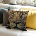 thumbnail image 3 of SHANXI Pillow Cover , Wild Animal Head Decorative Square Pillowcases 24x24in, 3 of 5