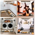 thumbnail image 6 of Halloween Kitchen Rugs and Mats for Floor, Halloween Decorations for Home, 2 Pcs Non-Slip Backing Pumpkin Mat, Halloween Decor Holiday Kitchen Rug Sets with Runner (Halloween, 17"x47.2"+17"x30"), 6 of 6