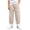 01-Khaki, variant on Kids Boys Girls Cargo Pants Hiking Elastic Waist School Uniforms Long Pant with Pockets for 1-15 Years