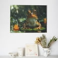thumbnail image 6 of Logiee Intellectual Frog Pond Print Canvas Wall Art,Canvas Picture Prints with Frame, Wall Art Decorative,Canvas Decorative,Suitable for Living Room Bedroom Office Room 30x40, 6 of 6