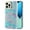 Mint, variant on for iPhone 14 Pro 6.1" 2022 Shell Pattern Rainbow Case, Ultra-Thin Anti-Fingerprint Anti-Scratch Heavy Duty Full Body Protective Case for iPhone 14 Pro Women Men, Rainbow