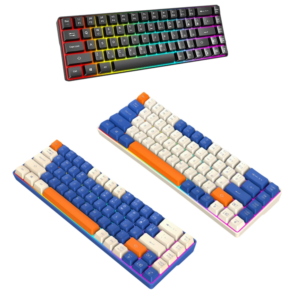 Tizuqe Quiet Mechanical Gaming Keyboard 60Percent Wire Keyboard Waterproof Dustproof