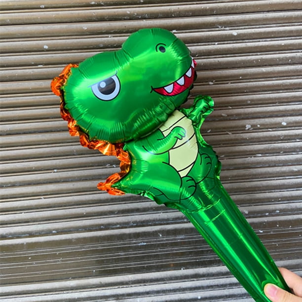 Globo de aluminio de dibujos animados para el Día del Niño, palo de golpe para sujetar con la mano, globo de regalo, globos para ambiente de fiesta de festival