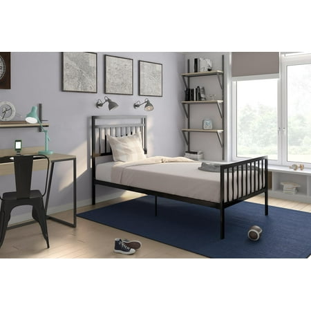 Dhp Jackson Modern Metal Bed Black Multiple Sizes Dhp Jackson Modern Metal Bed Black Multiple Sizes