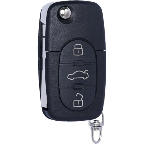 Key Fob Replacement Fits for Audi A4 A6 A8 Quattro S4 S6 S8 TT 1997 1998 1999 2000 2001 2002 2003 2004 2005 (FCC ID: MYT8Z0837231) Keyless Entry Remote Control Flip Key 314MHZ 4Buttons