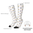 thumbnail image 4 of Fuzoiu Hot Air Balloon Print Adult Stockings,Crew Socks,Unisex Fashion Socks, Casual Sports Socks,Comfortable Crew Socks for Everyday Wear and Sports, 4 of 6