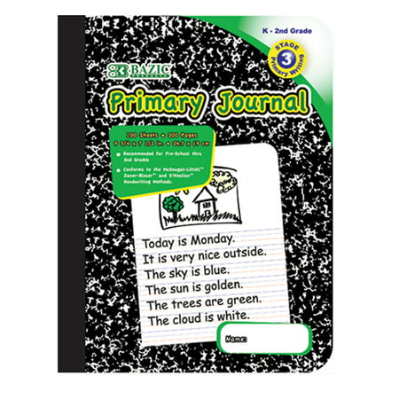 4 Pack Primary Journal Books Kids School Handwriting Sketch Notebook