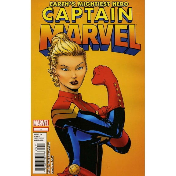 Captain Marvel (8th Series) #2 VF ; Marvel Comic Book
