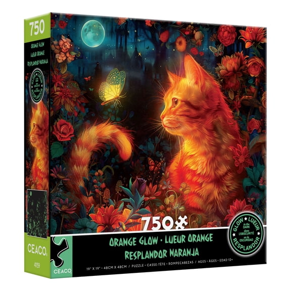 Ceaco Orange Glow (JK Stewart Durwaigh) 750 Piece Interlocking Jigsaw Puzzle