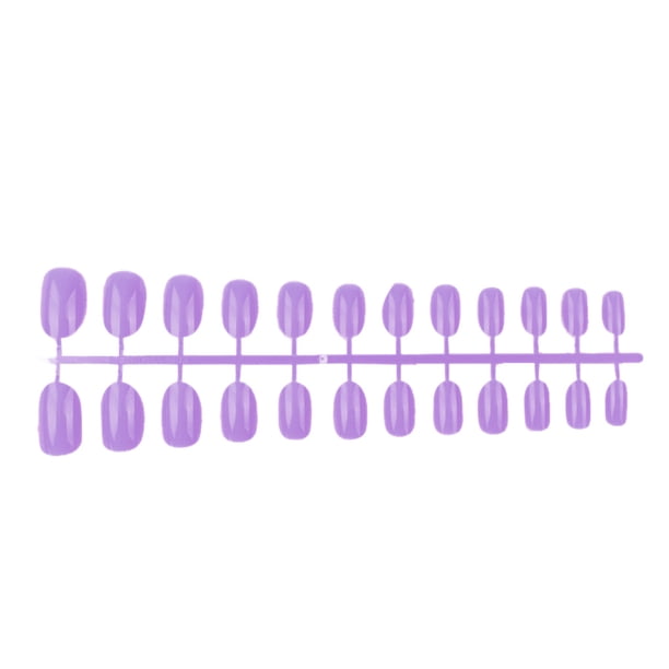 Vogacara 24 piezas de uñas postizas de ataúd sólidas usables ordenadas DIY Artificial exquisita novela personalidad uñas acrílicas para amantes de la Juegos de manicura Tipo18 Vogacara CE011417-18