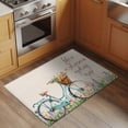 thumbnail image 2 of Spring Entryway Rug 2'x3'&nbsp; Non Slip Front Door Mats, Country Bicycle Botanical Blossom Wild Flowers Entrance Rugs Indoor Outdoor Carpet, Washable Floor Mats Small Area Rug for Bedroom Kitchen, 2 of 8