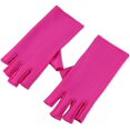 thumbnail image 1 of UV Protection Fingerless Gloves For Nail Lamps Protect Hands From Heat Irritation While Curing LEDGel Polish During Manicures, 1 of 5