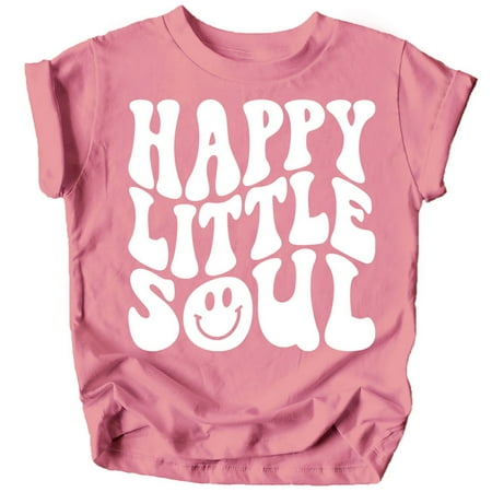 

Olive Loves Apple Happy Little Soul Retro Girls Shirts White on Mauve Shirt 3T
