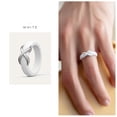 thumbnail image 4 of ThunderFit Silicone Rings Wedding Bands for Women with Infinity Accent, 6.7mm Wide, 3.4mm Thick, Women's Rubber Engagement Bands, Variety Multipack 1-3, 4 of 5