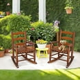 thumbnail image 6 of Ktaxon Wooden Child's Rocking Chair,Hardwood Rocker,Small Wooden Rocker with High Backrest for Kids Ages 3-6,for Patio Porch Outdoor & Indoor,Living Room,Bedroom,Balconies(Teak), 6 of 9