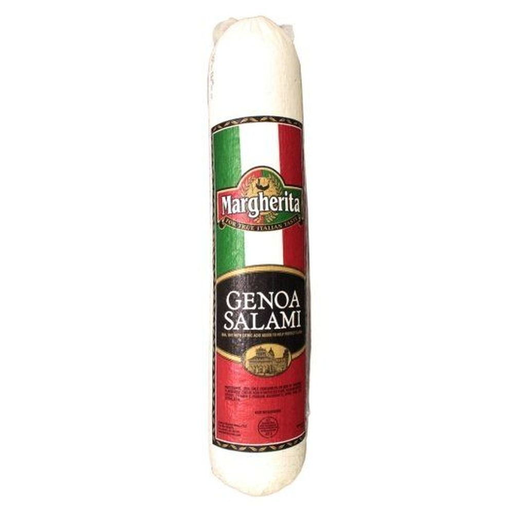 Margherita Genoa Deli Salami, 6.7 Pound 3 per case.