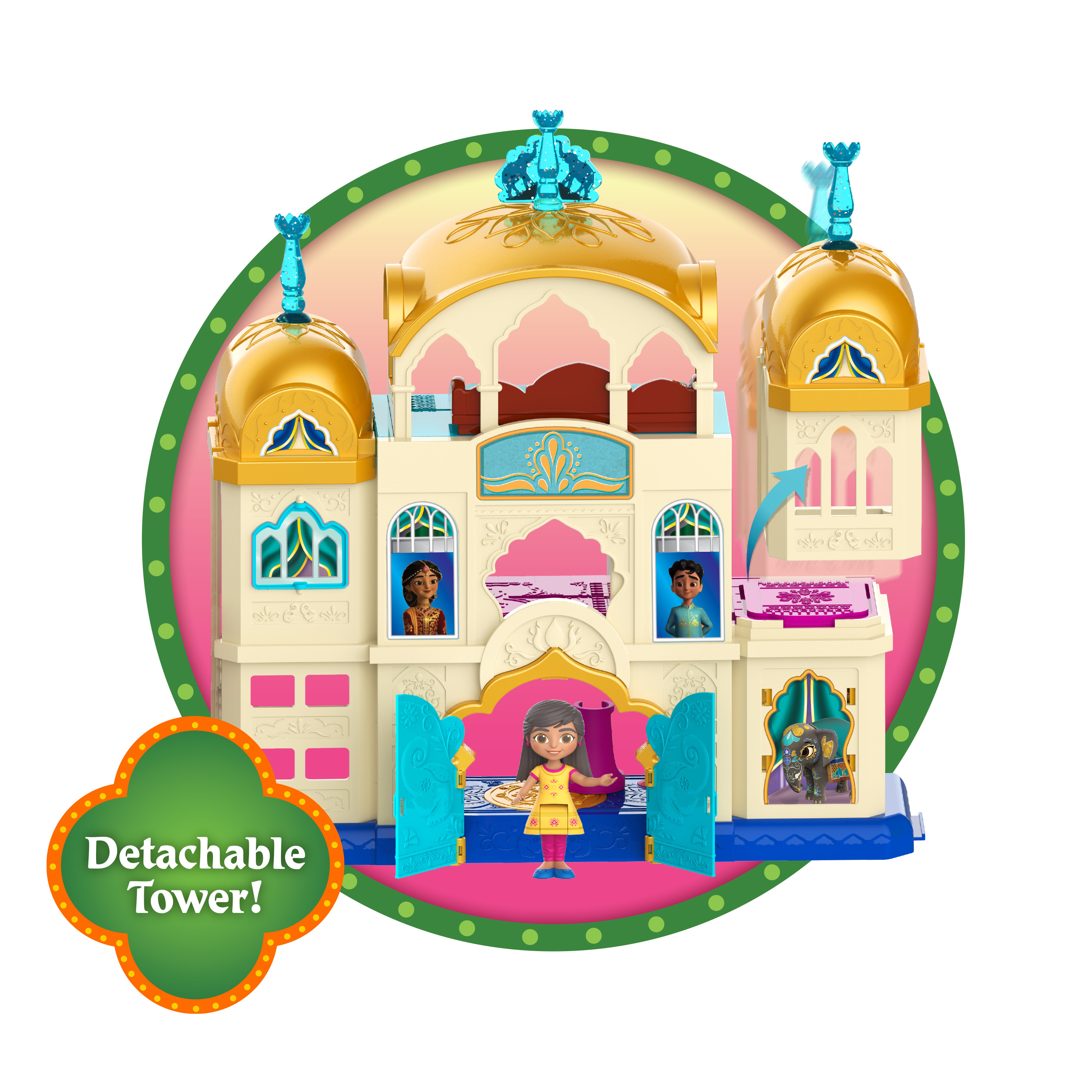 Disney Junior Royal Adventures Palace Playset, Officially Licensed Kids Toys for Ages 3 Up, Gifts and Presents - image 4 of 8